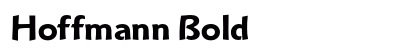 Hoffmann Bold font free download