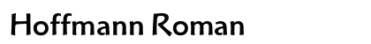Hoffmann Roman font free download