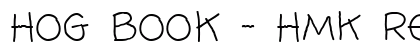 Hog Book - HMK Regular font free download