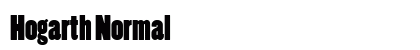 Hogarth Normal Font Preview