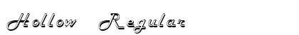 Hollow Regular font free download