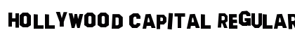 Hollywood Capital Regular font free download