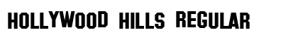 Hollywood Hills Regular font free download