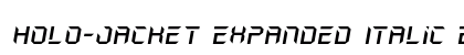 Holo-Jacket Expanded Italic Expanded Italic