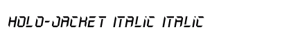 Holo-Jacket Italic Italic font free download