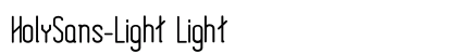 HolySans-Light Light font free download