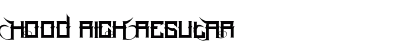 Hood Rich Regular font free download