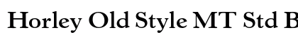 Horley Old Style MT Std Bold Preview
