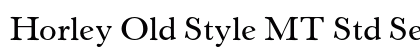 Horley Old Style MT Std Semibold Preview