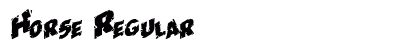 Horse Regular Preview