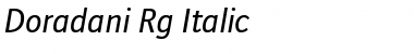 Doradani Italic Font