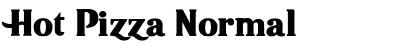 Hot Pizza Normal Font Preview