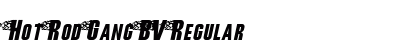 Hot Rod Gang BV Regular Font Preview