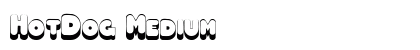 HotDog Medium font free download
