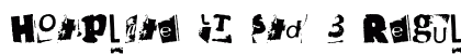 HotPlate LT Std 3 Regular Font Preview