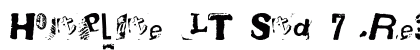 HotPlate LT Std 7 Regular Font Preview