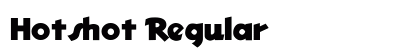 Hotshot Regular Font Preview