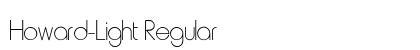 Howard-Light Regular font free download