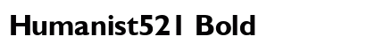 Humanist521 Bold font free download