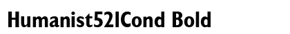 Humanist521Cond Bold font free download