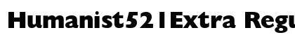 Humanist521Extra Regular font free download
