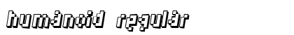 Humanoid Regular Font Humanoid Regular Font Preview