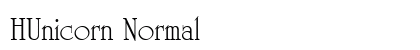 HUnicorn Normal font free download