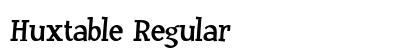 Huxtable Regular preview