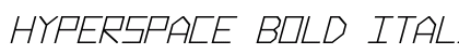 Hyperspace Bold Italic preview