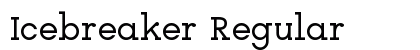 Icebreaker Regular Font Icebreaker Regular Font Preview