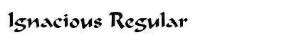 Ignacious Regular font free download