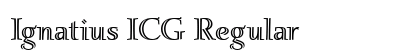 Ignatius ICG Regular Font Preview
