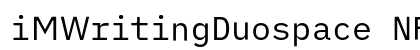 iMWritingDuospace NF Regular Preview