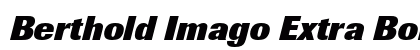 Berthold Imago Extra Bold Italic font free download