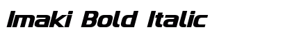 Imaki Bold Italic Preview
