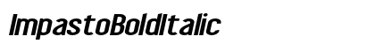 Impasto Bold Italic font free download
