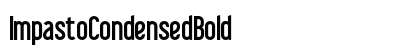 Impasto Condensed Bold Preview
