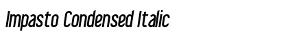 Impasto Condensed Italic Preview