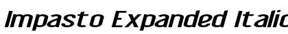 Impasto Expanded Italic Preview