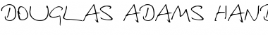 Douglas Adams Hand Regular Font