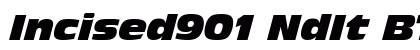 Incised901 NdIt BT Italic Preview