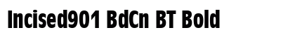 Incised901 BdCn BT Bold font free download