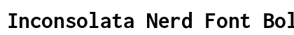 Inconsolata Nerd Font Bold Preview