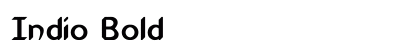 Indio Bold font free download