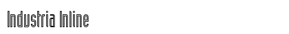 Industria Inline font free download