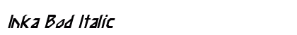 Inka Bod Italic Font Preview