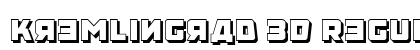 Kremlingrad 3D Regular font free download