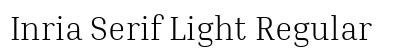 Inria Serif Light Regular preview