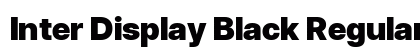 Inter Display Black Regular Preview