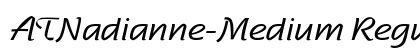 ATNadianne-Medium Regular font free download